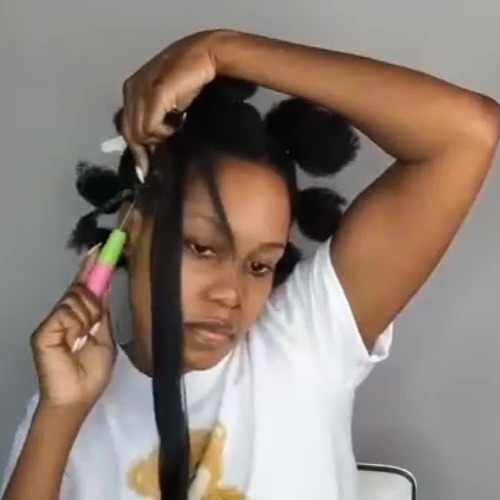 KissICON KissIcon Pre Stretched Hair 26 Black Yaki -