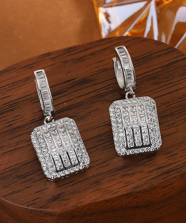 KissICON KissIcon Premium Zircon Earrings - Ideal For Weddings