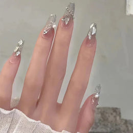 KissICON KissIcon Press On Nails 24Pcs Gel Butterfly -