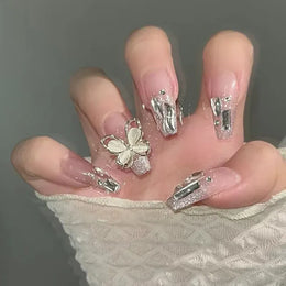KissICON KissIcon Press On Nails 24Pcs Gel Butterfly -