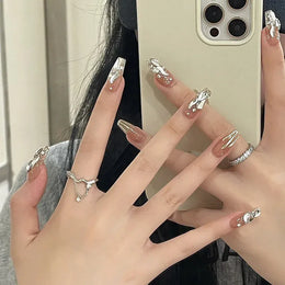 KissICON KissIcon Press On Nails 24Pcs Gel Butterfly -