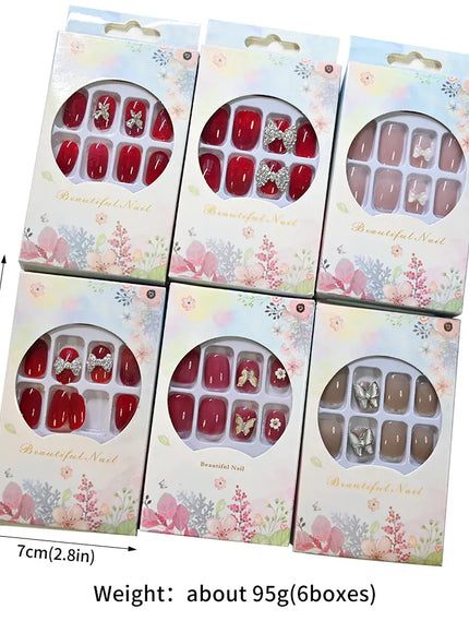 KissICON KissIcon Press On Nails Full Cover Pink Short