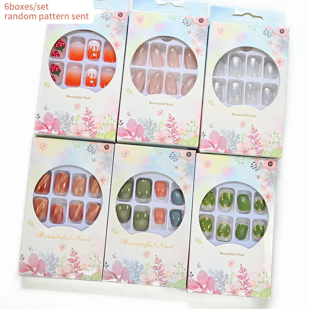 KissICON KissIcon Press On Nails Full Cover Pink Short