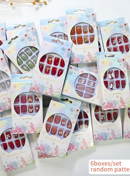 KissICON KissIcon Press On Nails Full Cover Pink Short