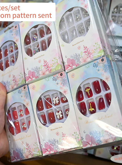 KissICON KissIcon Press On Nails Full Cover Pink Short