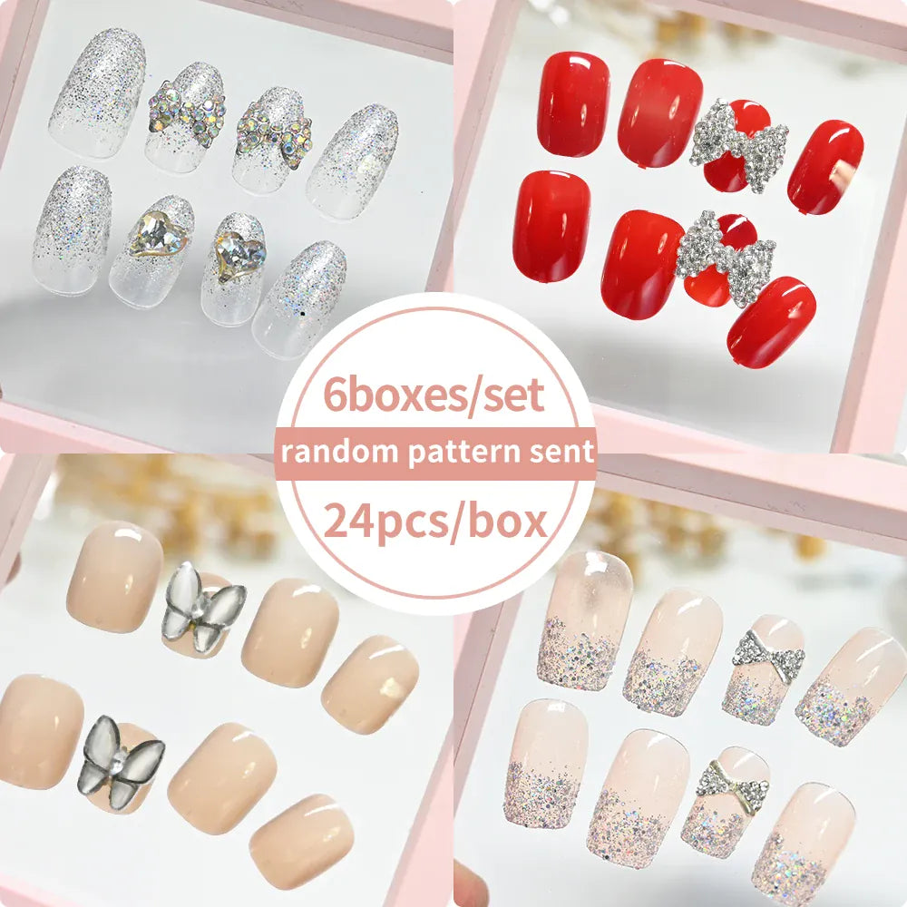 KissICON KissIcon Press On Nails Full Cover Pink Short