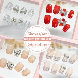 KissICON KissIcon Press On Nails Full Cover Pink Short