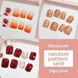 KissICON KissIcon Press On Nails Full Cover Pink Short