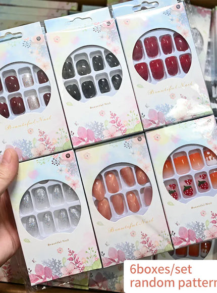 KissICON KissIcon Press On Nails Full Cover Pink Short