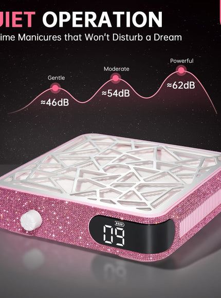 KissICON KissIcon Pro Nail Dust Collector Vacuum For Clean