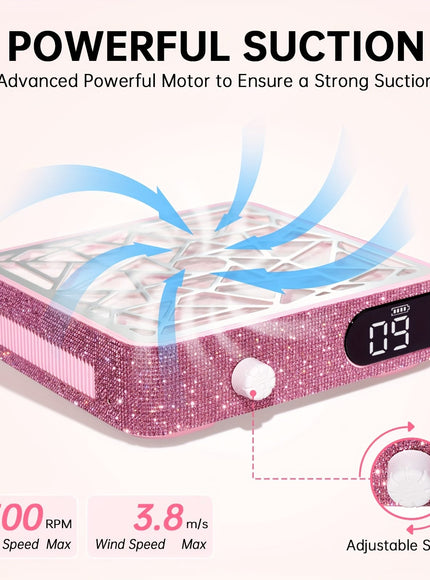KissICON KissIcon Pro Nail Dust Collector Vacuum For Clean