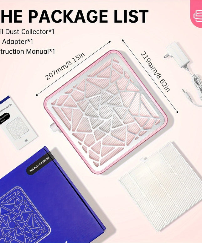 KissICON KissIcon Pro Nail Dust Collector Vacuum For Clean
