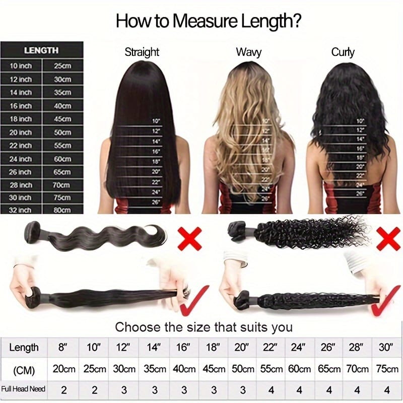 KissICON KissIcon Remy Body Wave Clip In Hair Extensions
