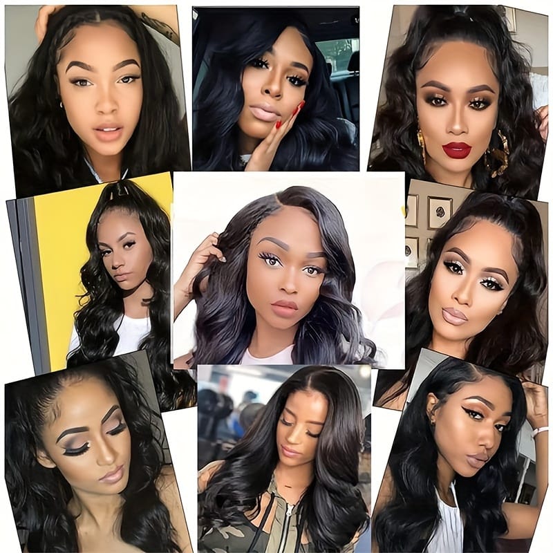 KissICON KissIcon Remy Body Wave Clip In Hair Extensions