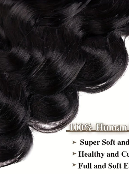KissICON KissIcon Remy Body Wave Clip In Hair Extensions