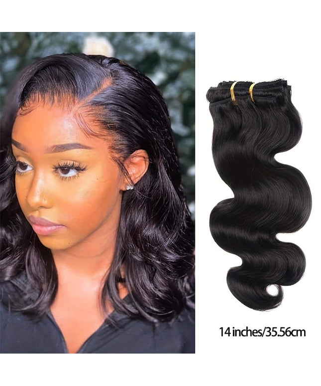 KissICON KissIcon Remy Body Wave Clip In Hair Extensions