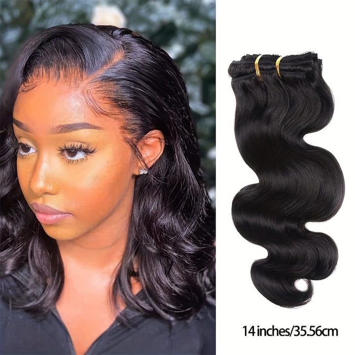 KissIcon Remy Body Wave Clip In Hair Extensions