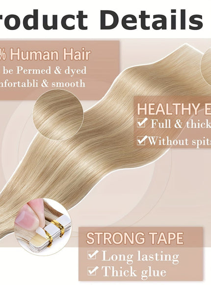 KissICON KissIcon Remy Tape In Hair Extensions 40Pcs 100g