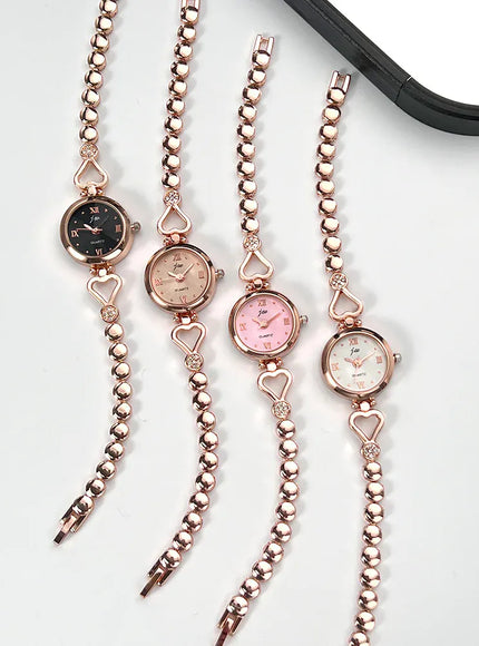 KissICON KissIcon Rose Love Bracelet Watch - Compact Exquisite