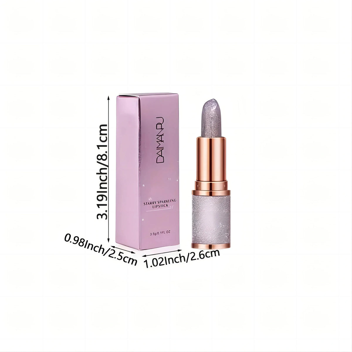 KissICON KissIcon Rose Smoke Powder Lipstick - Waterproof Shine