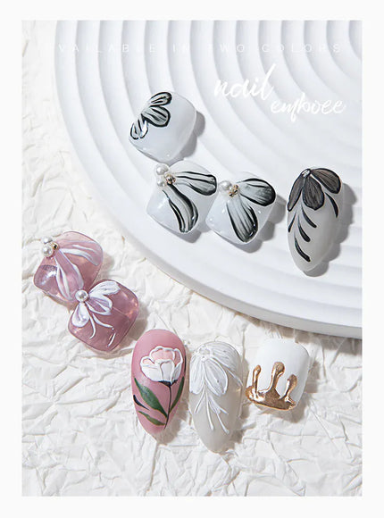 KissICON KissIcon RS Nail Gel Polish 5ml Black White