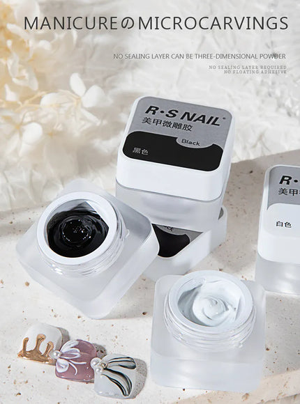 KissICON KissIcon RS Nail Gel Polish 5ml Black White