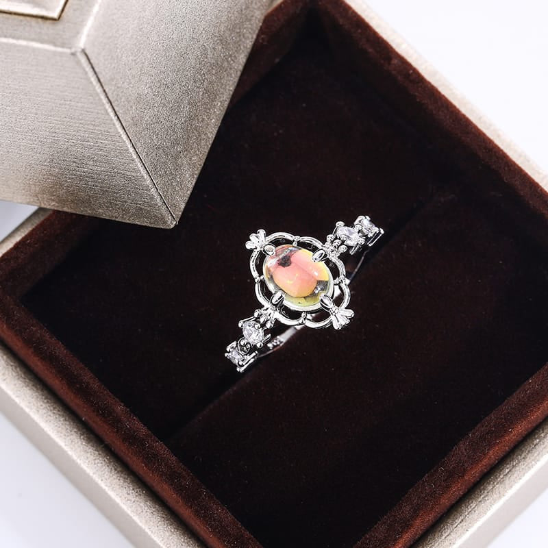 KissICON KissIcon S925 Moonstone Ring For Women - Engagement Gift