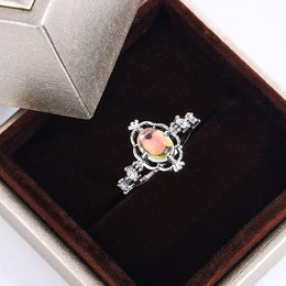KissICON KissIcon S925 Moonstone Ring For Women - Engagement Gift