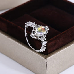 KissICON KissIcon S925 Moonstone Ring For Women - Engagement Gift