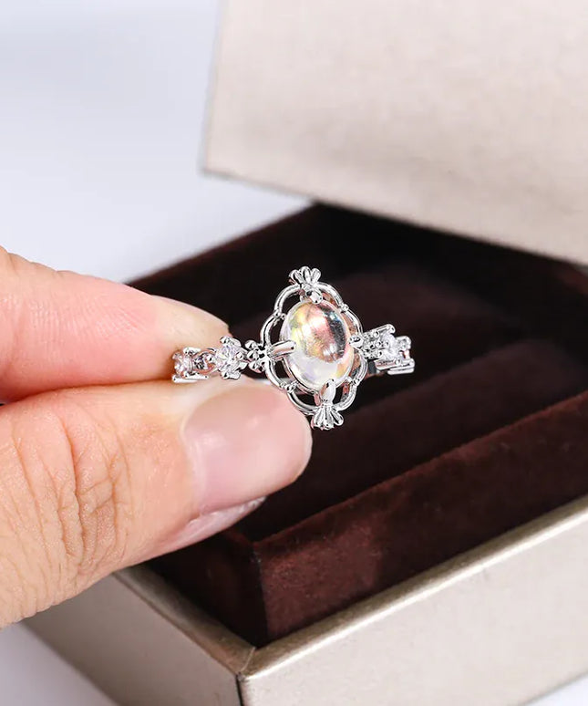 KissICON KissIcon S925 Moonstone Ring For Women - Engagement Gift