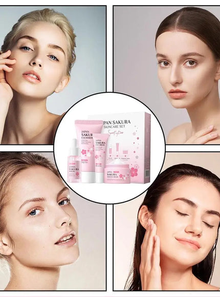 KissICON KissIcon Sakura Skin Care Set Moisturizing Travel Kit