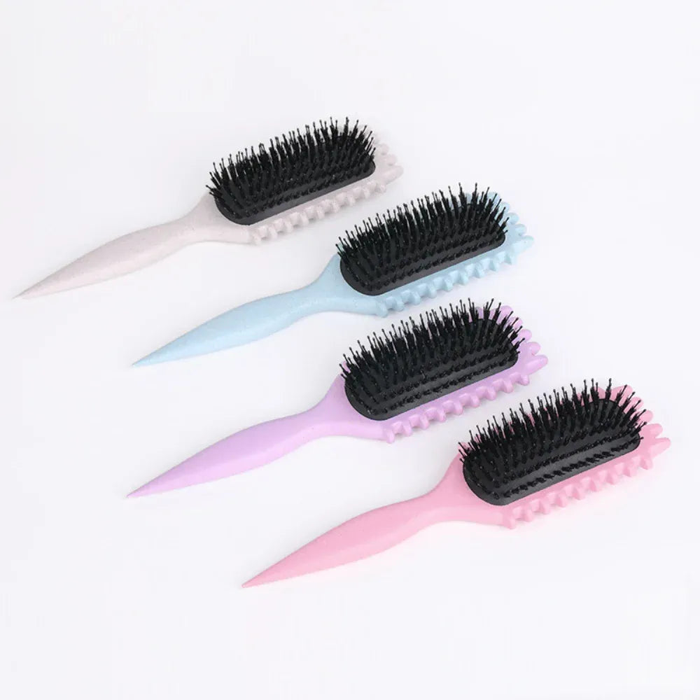 KissICON KissIcon Salon Curl Hair Brush - Detangling Reduces