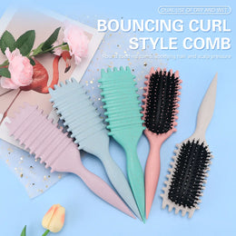 KissICON KissIcon Salon Curl Hair Brush - Detangling Reduces