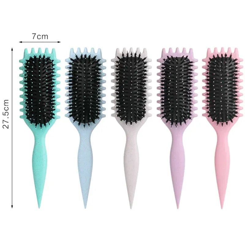 KissICON KissIcon Salon Curl Hair Brush - Detangling Reduces