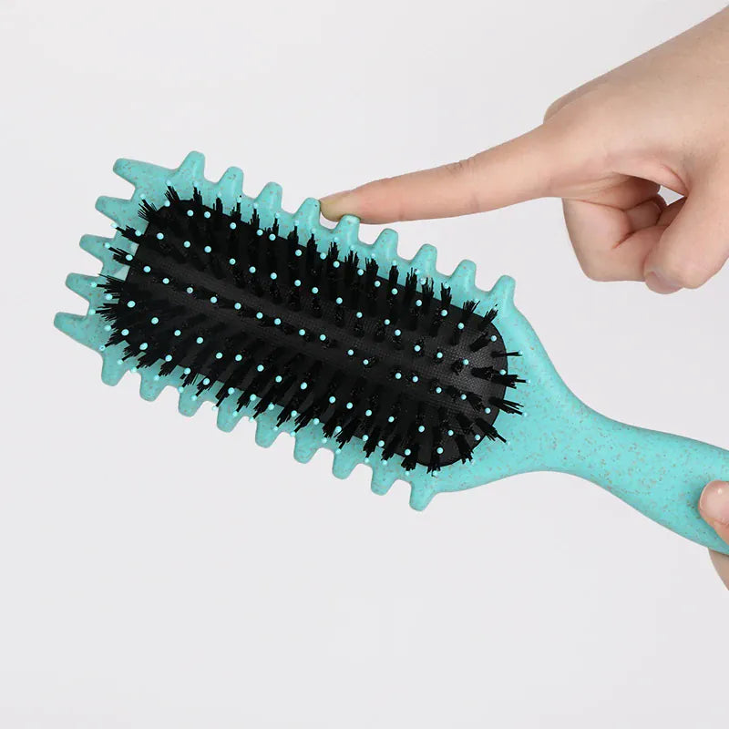 KissICON KissIcon Salon Curl Hair Brush - Detangling Reduces