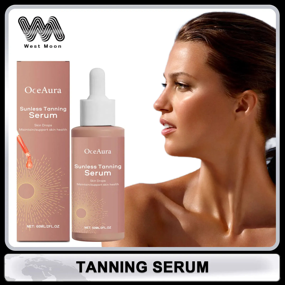 KissICON KissIcon Self Tanner Water Serum Face Body -