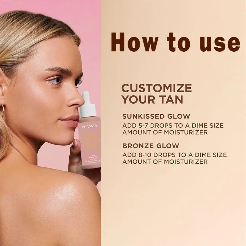 KissICON [KissIcon] Self Tanning Drops Sunless Tanner - Glow