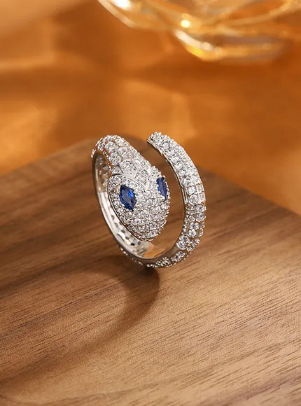 KissICON KissIcon Serpent Adjustable Ring - Open Band Boho Style