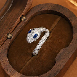 KissICON KissIcon Serpent Adjustable Ring - Open Band Boho Style