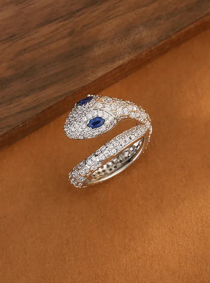 KissICON KissIcon Serpent Adjustable Ring - Open Band Boho Style