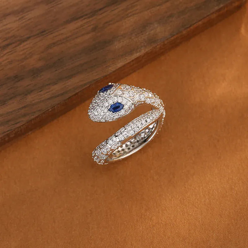 KissICON KissIcon Serpent Adjustable Ring - Open Band Boho Style