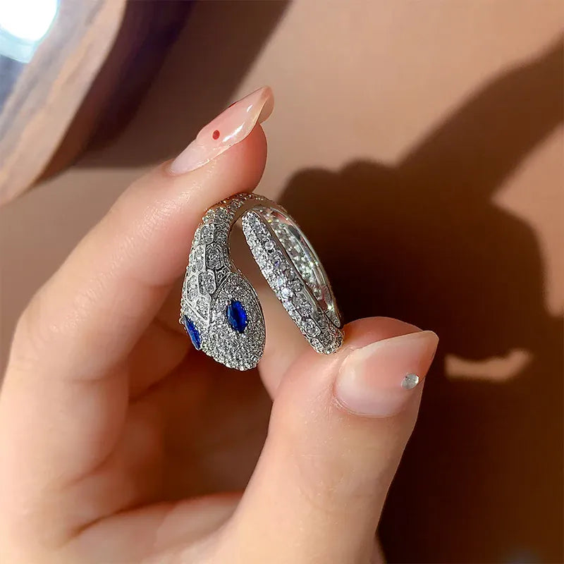 KissICON KissIcon Serpent Adjustable Ring - Open Band Boho Style