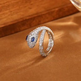 KissICON KissIcon Serpent Adjustable Ring - Open Band Boho Style