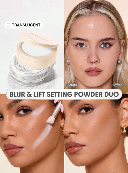 jkthpu-45 KissIcon SHEGLAM InstaReady Blur Powder Duo Bubblegum Matte
