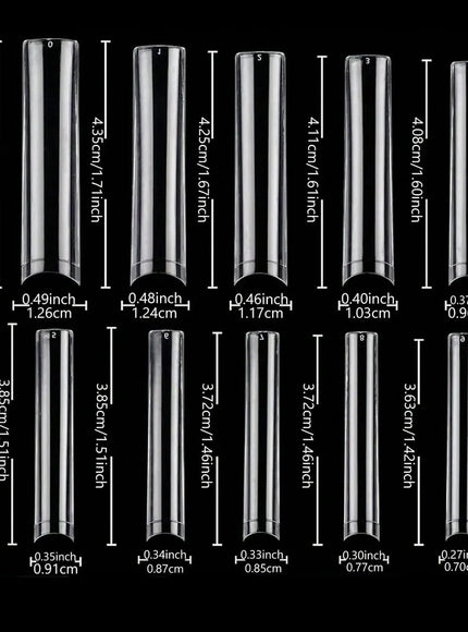KissICON KissIcon Short Almond Nail Tips Clear Gel Press