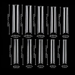 KissICON KissIcon Short Almond Nail Tips Clear Gel Press