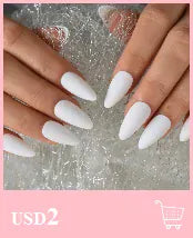 KissICON KissIcon Short Matte Black Press On Nails -