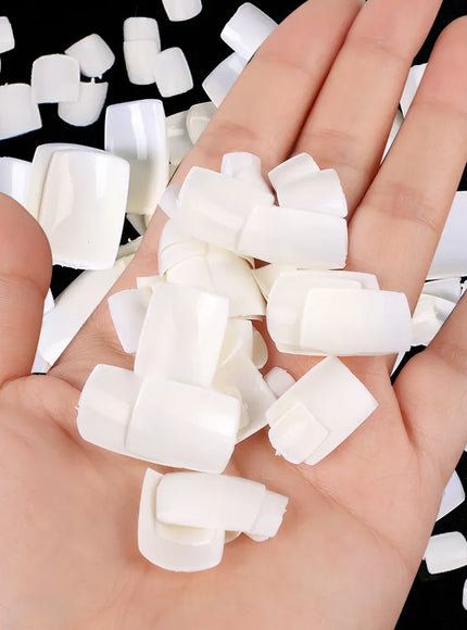 KissICON KissIcon Short Square Fake Toe Nails Box Natural