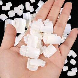 KissICON KissIcon Short Square Fake Toe Nails Box Natural