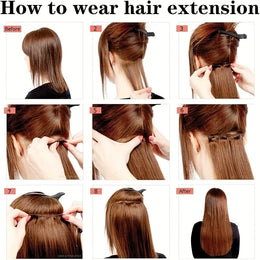 KissICON KissIcon Six Piece Set Clip In Hair Extensions